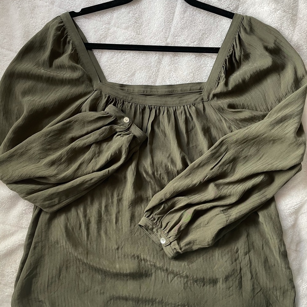 Long Sleeve Peasant Top